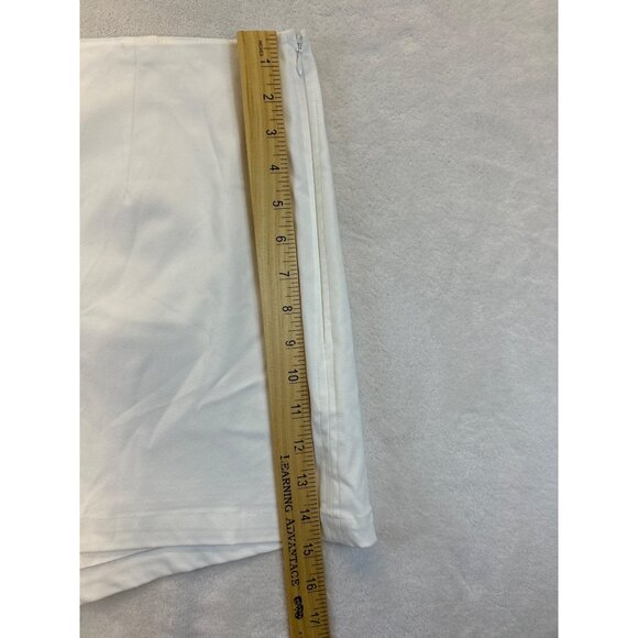 Wild Fable Women's Lined Shorts White Side Zip Flat Front Size XXL NWT - Picture 10 of 12